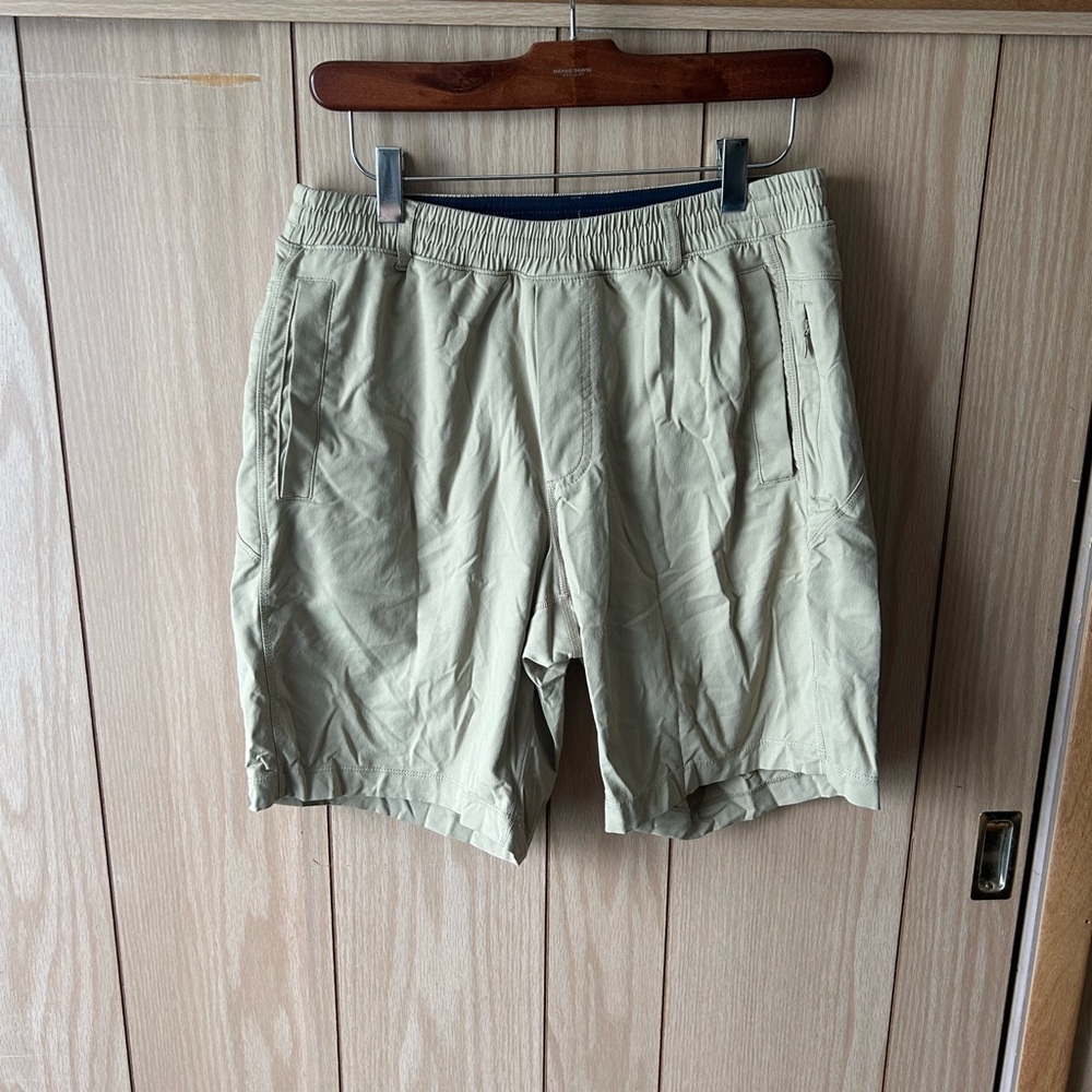 Birddogs Tan Athletic Shorts Lightweight Casual Fit
